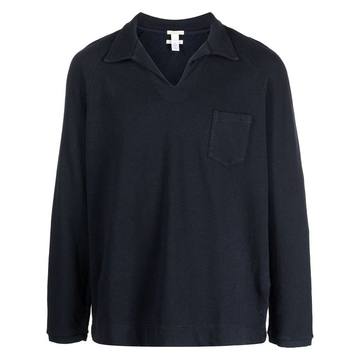 long-sleeve polo shirt