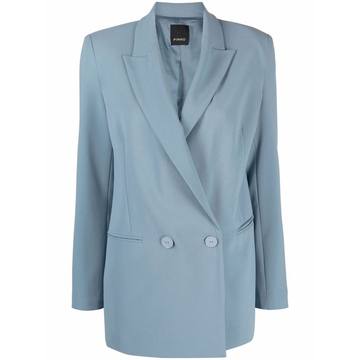 tailored double-breasted blazer