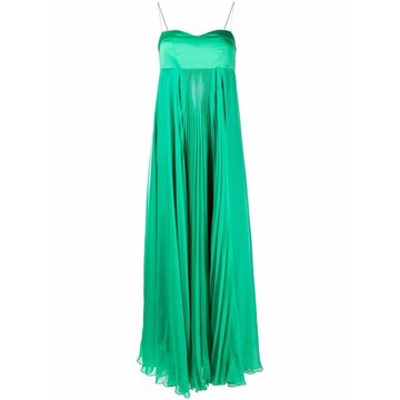 flared chiffon dress