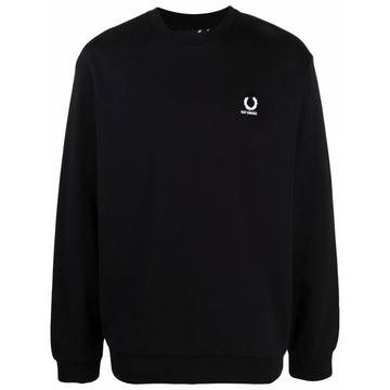 logo-embroidered sweatshirt