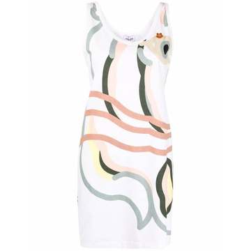 K-Tiger printed tank dress