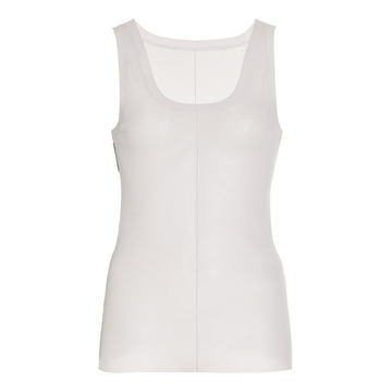 Spacer Sheer Ribbed-Knit Tank