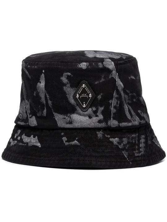 Diamond abstract-print bucket hat展示图