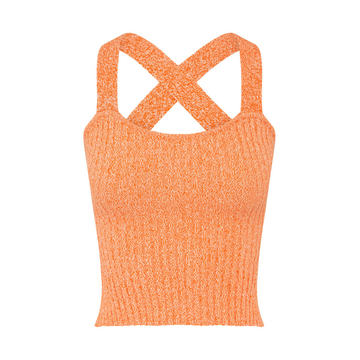 Linnea Ribbed-Knit Cotton Singlet