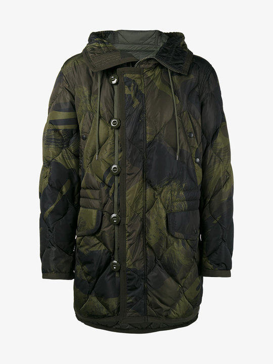 Gaillon feather down camouflage jacket展示图