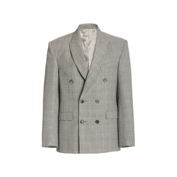 Double-Breasted Wool Blazer