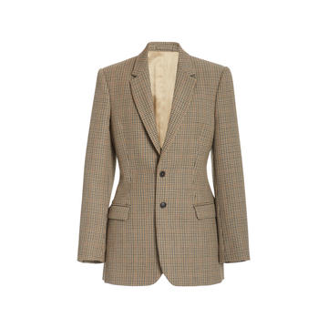 Contour Houndstooth Wool Blazer