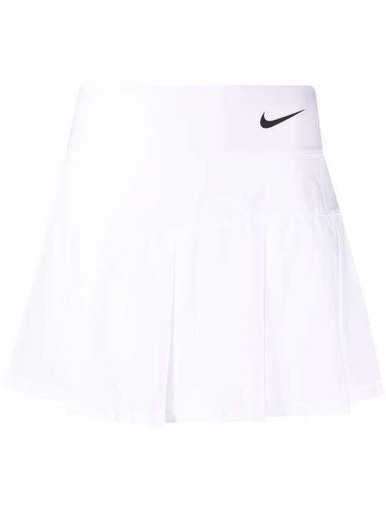 swoosh panel-pleated tennis skirt展示图