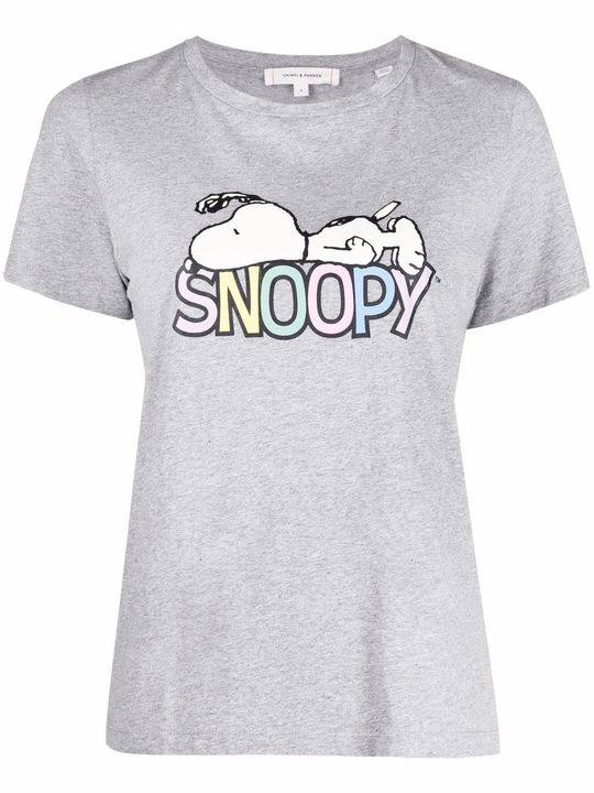 snoopy-print T-shirt展示图