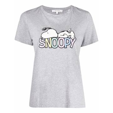 snoopy-print T-shirt