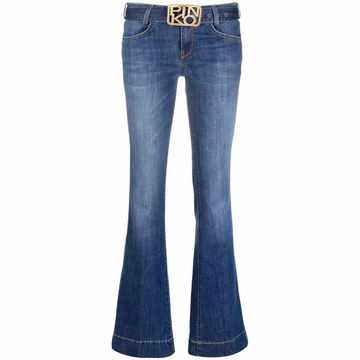 five-pocket flared jeans