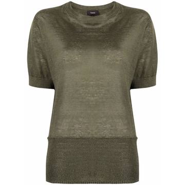 fine-knit relaxed T-shirt