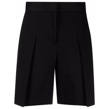 high-waisted tailored shorts