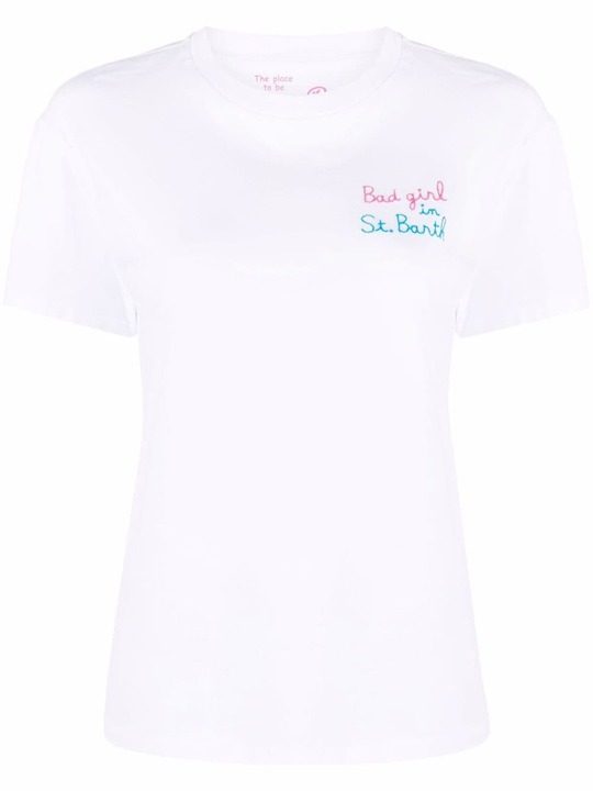 logo-print short-sleeved T-shirt展示图