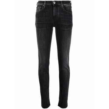 mid-rise skinny jeans