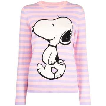 snoopy intarsia-knit cashmere sweater