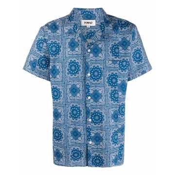 bandana-print cotton shirt