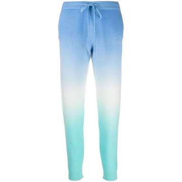 tie-dye cashmere trackpants