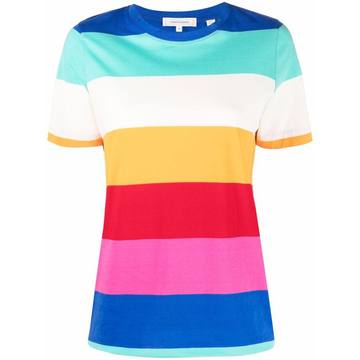 dyed rainbow stripe T-shirt