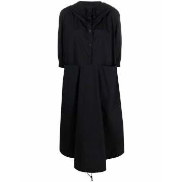 The Forager hooded cotton dress