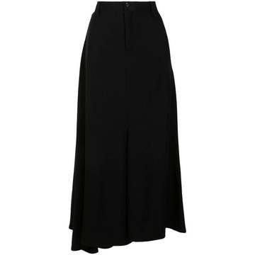 asymmetric long skirt