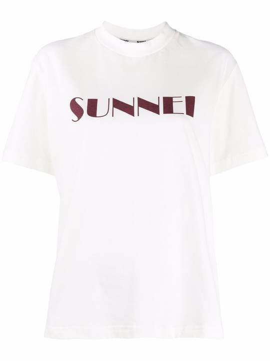 logo-print T-shirt展示图