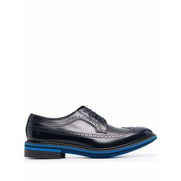 stripe-detail derby shoes