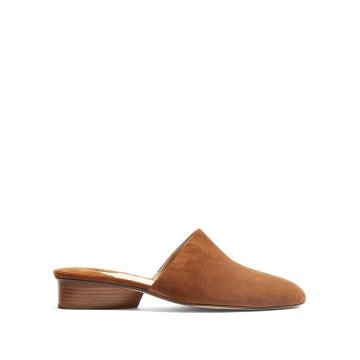 Pisa suede backless loafers