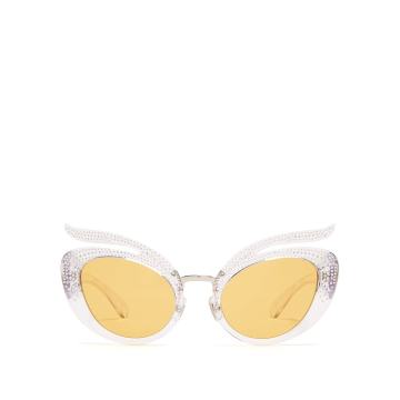 Embellished cat-eye sunglasses