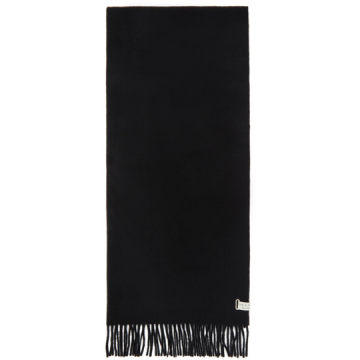 黑色 Classic 羊毛围巾