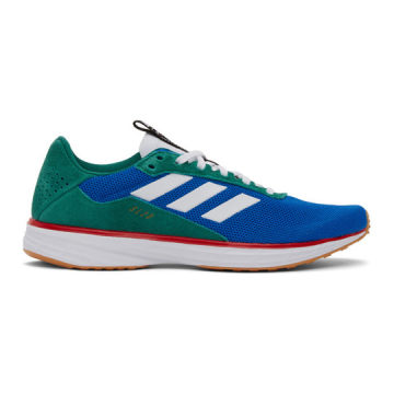 蓝色 & 绿色 adidas Originals 联名 SL20 运动鞋
