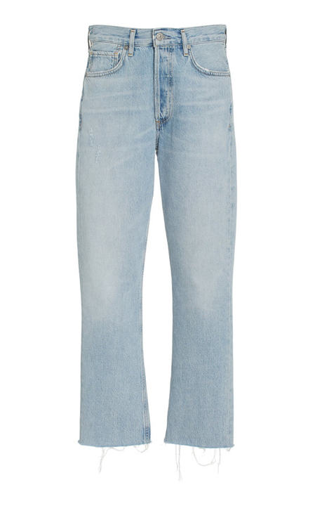 Charlotte Cropped Rigid High-Rise Straight Jeans展示图