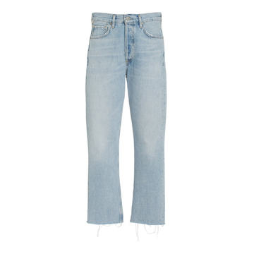 Charlotte Cropped Rigid High-Rise Straight Jeans