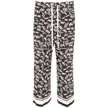 Logo Print Trousers