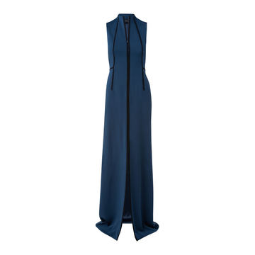 Sleeveless Silk-Crepe Gown