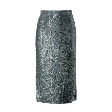 Sequined Jersey Pencil Skirt