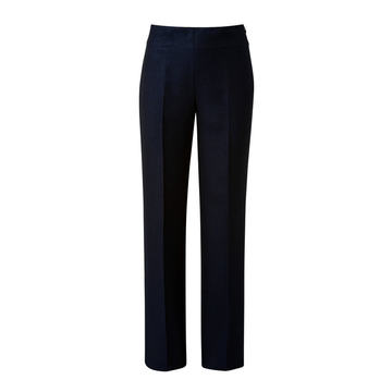 Carla Wool-Lurex Wide-Leg Pants