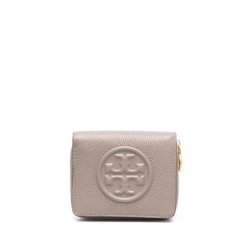 embossed-logo purse