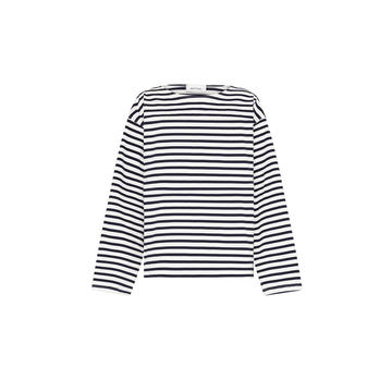 Breton-Striped Cotton T-Shirt