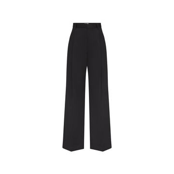 Pleated Organic Stretch-Cotton Summer Trousers