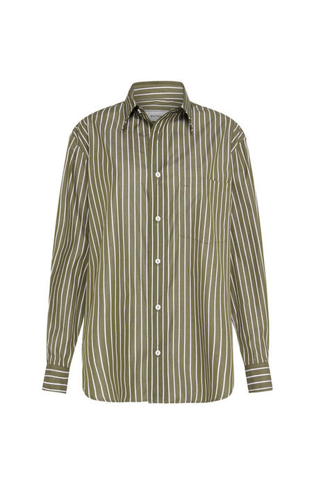 Striped Organic Cotton Shirt展示图