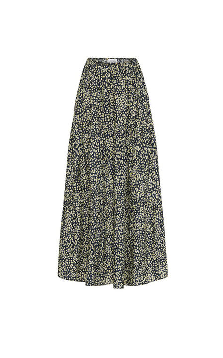 Daisy-Print Tiered Organic Cotton Maxi Skirt展示图