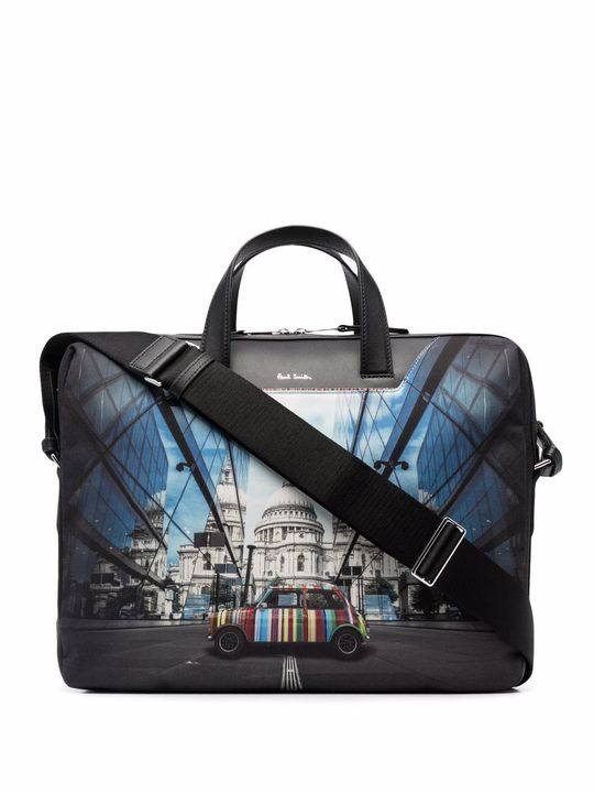 graphic-print laptop bag展示图