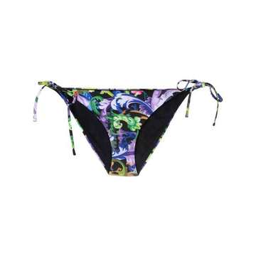 Baroccoflage print bikini bottoms