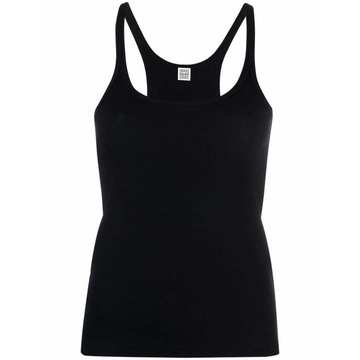 scoop-neck vest top