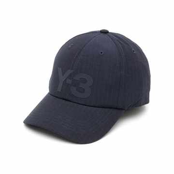 logo-print checked cap