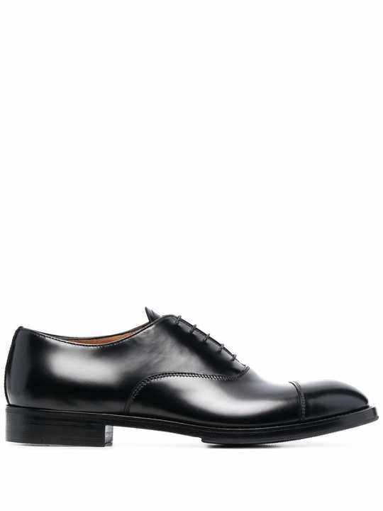 polished leather oxford shoes展示图