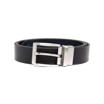 buckle-fastening leather belt