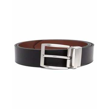 buckle-fastening leather belt