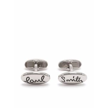 engraved logo cufflinks